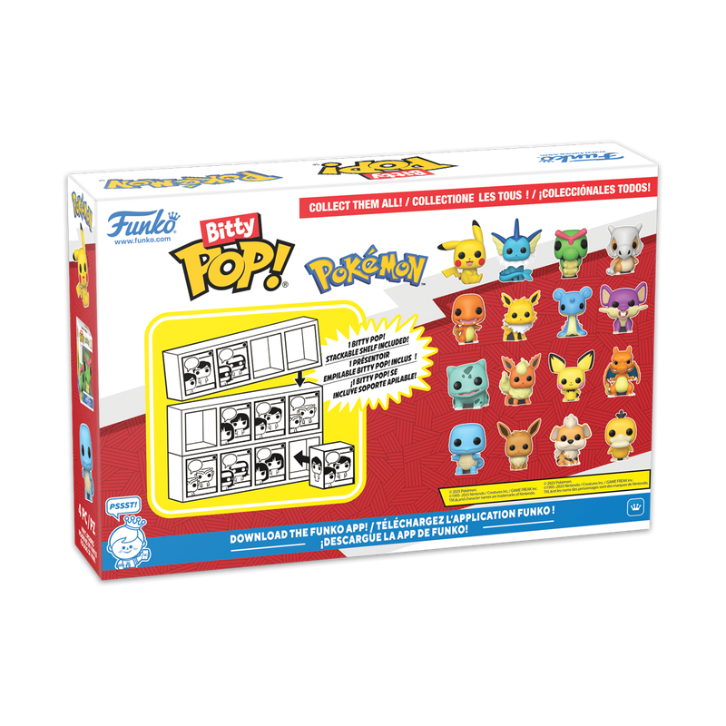Bitty Pop! Pokémon 4er-Pack Serie 1
