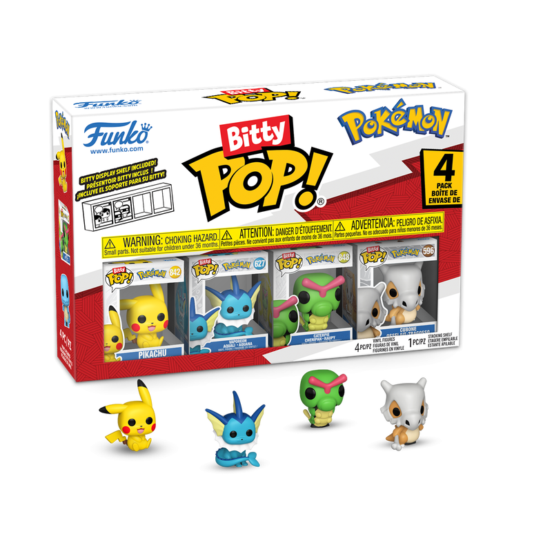 Bitty Pop! Pokémon 4er-Pack Serie 1