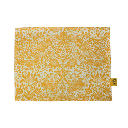 William Morris Recycled Cotton Placemats & Napkins - Yellow