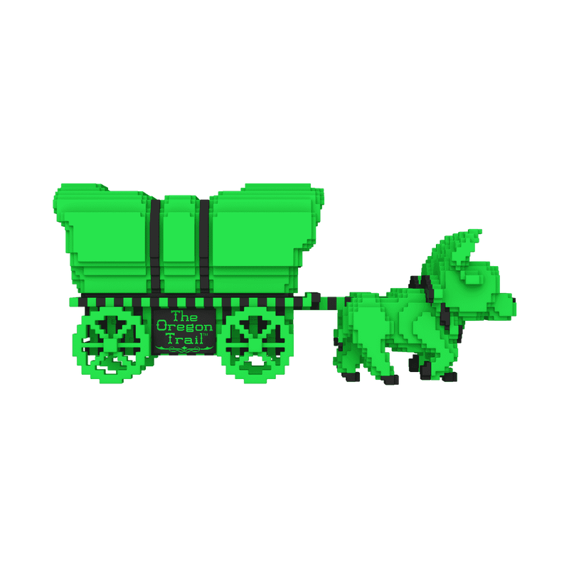 Pop! Reitet Super Deluxe den Oregon Trail Oxen and Wagon (Grün &amp; Schwarz) 