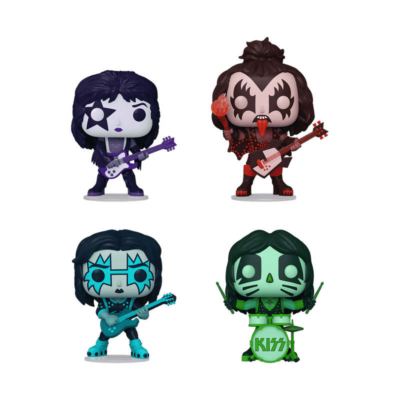 Pop! KISS (Color Spotlight) 4-Pack