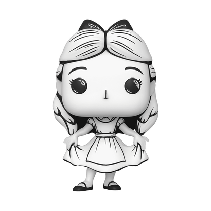 Pop! Alice (Curtsying) (Sketched)