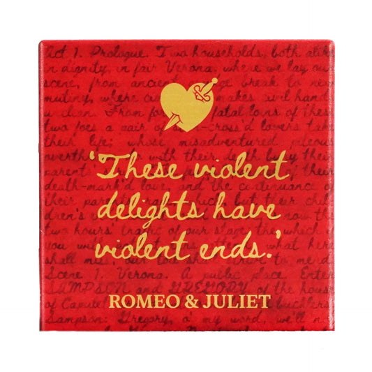 Shakespeare Keramikuntersetzer – Romeo & Julia