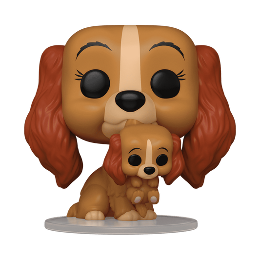 pop lady with puppy 1553