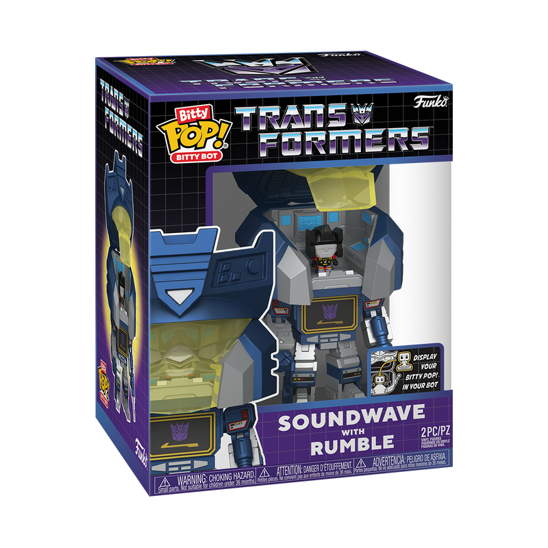 Bitty Pop! Soundwave-Bot mit Rumble