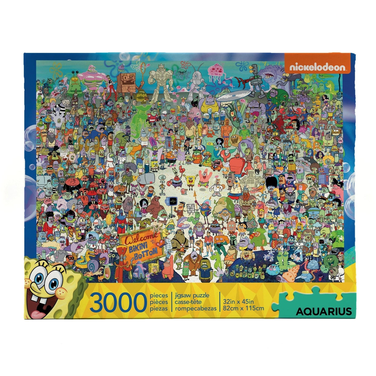 Sponge Bob Puzzle - Bikini Bottom 3000p