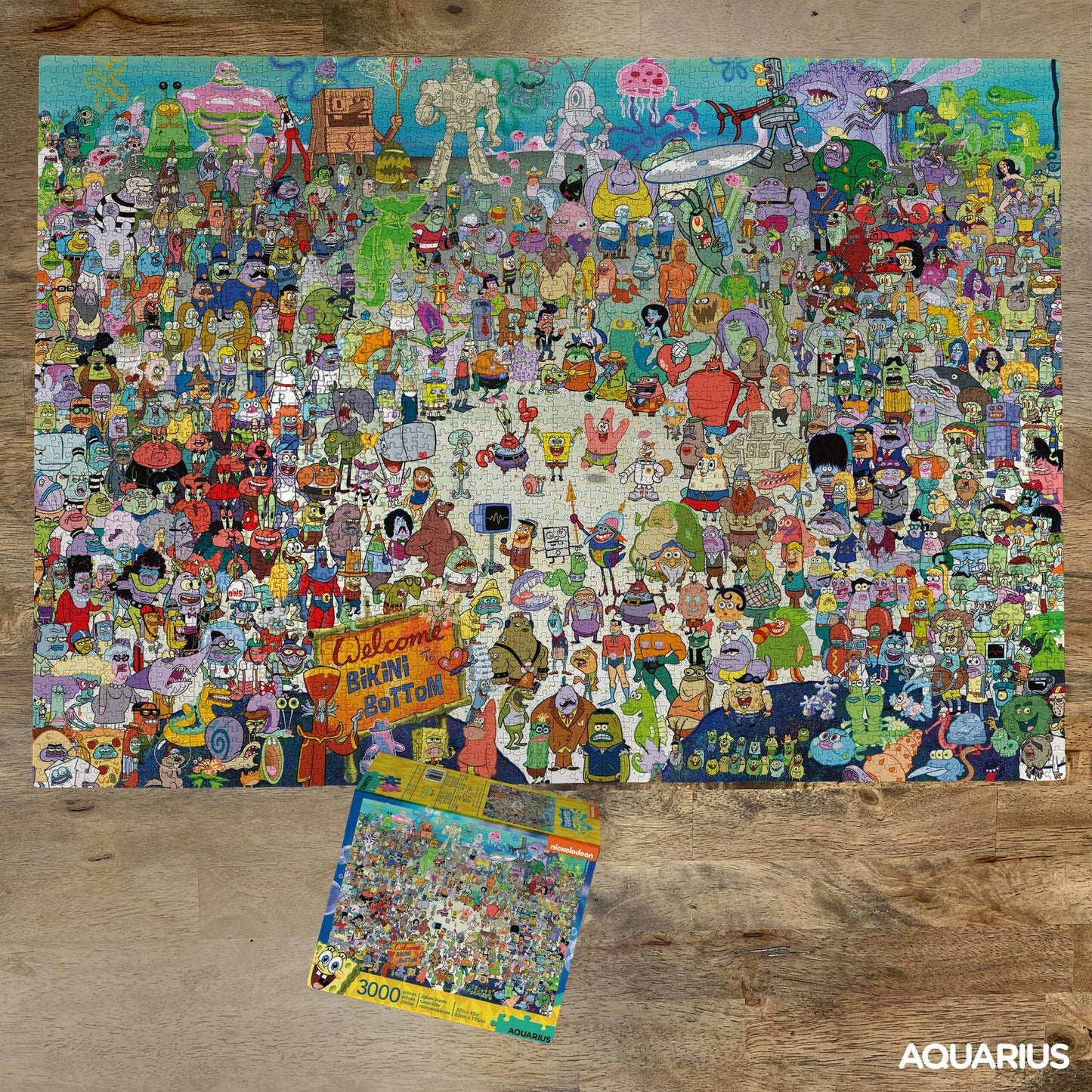 Funko Puzzle Bob l'éponge - Bikini Bottom 3000p