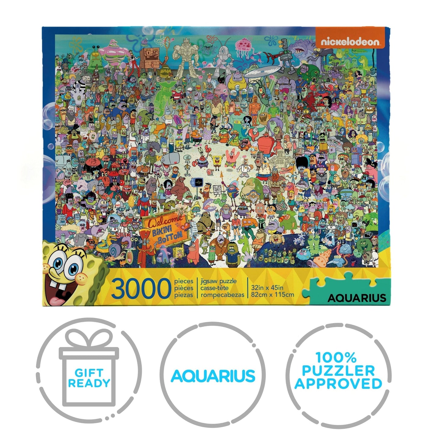 Funko Puzzle Bob l'éponge - Bikini Bottom 3000p