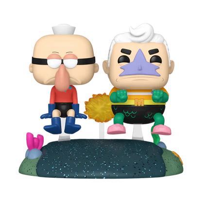 pop ride mermaidman and barnacleboy with the invisible boatmobile 126