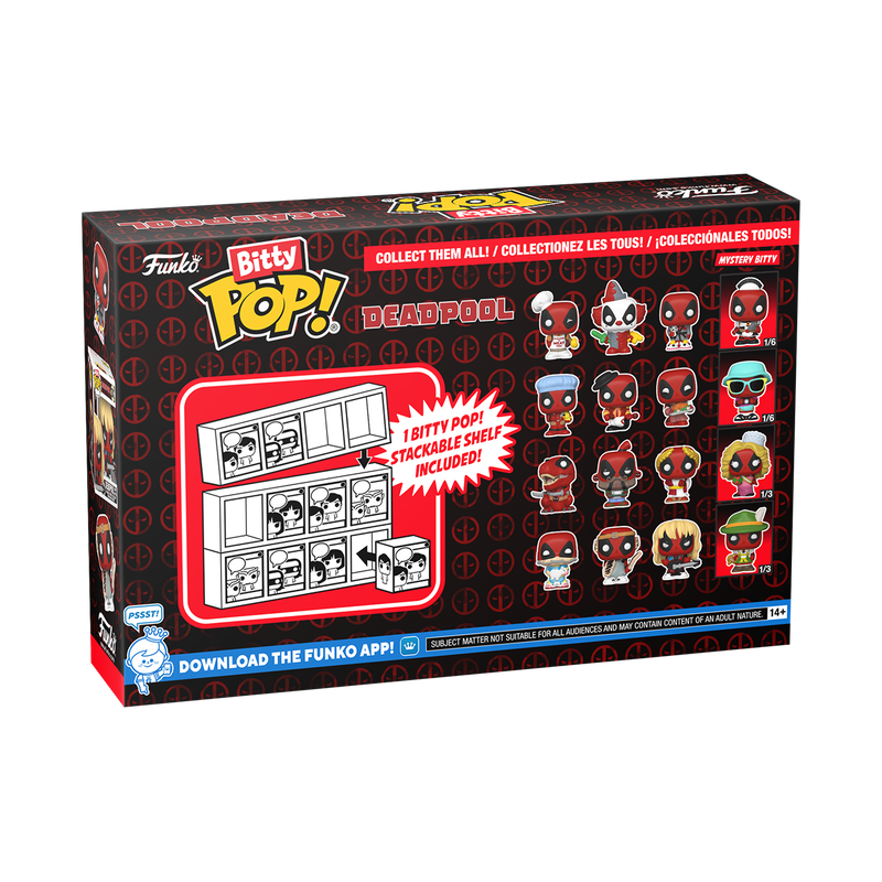 Bitty Pop! Deadpool 4er-Pack Serie 1