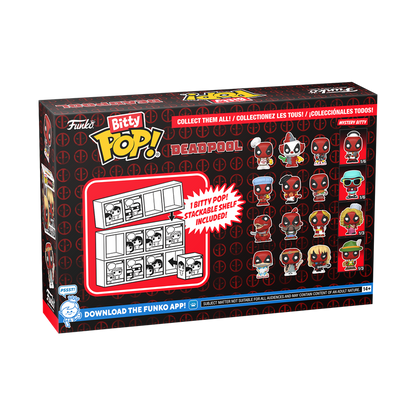 Bitty Pop! Deadpool 4er-Pack Serie 2 