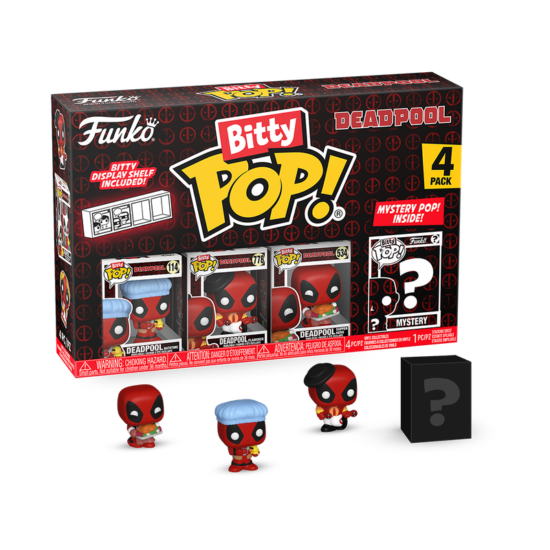 Bitty Pop! Deadpool 4er-Pack Serie 2 