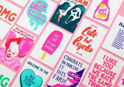 Pennywise Postcard: You Can't Escape IT (risoprint)