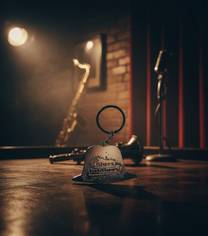 Blues Brothers Keychain