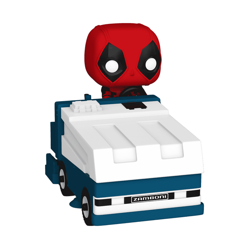 Pop! Rides Super Deluxe Deadpool sur une Zamboni Machine