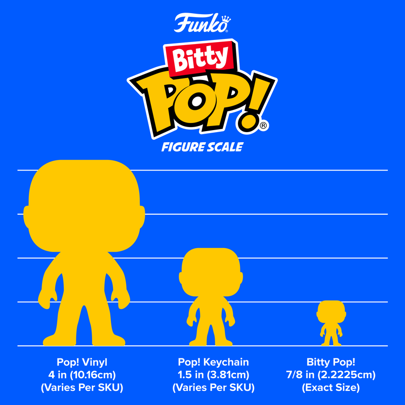 Mystery Bitty Pop! Spider-Man – échelle de taille officielle Funko