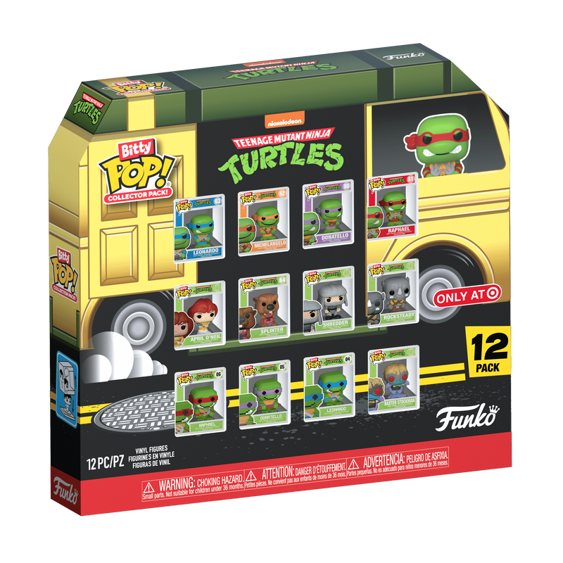 Bitty Pop! Collector Pack Teenage Mutant Ninja Turtles 12-Pack
