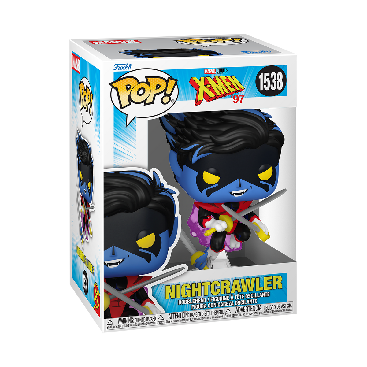 Funko Pop! Nightcrawler X-Men '97 #1538 - boîte