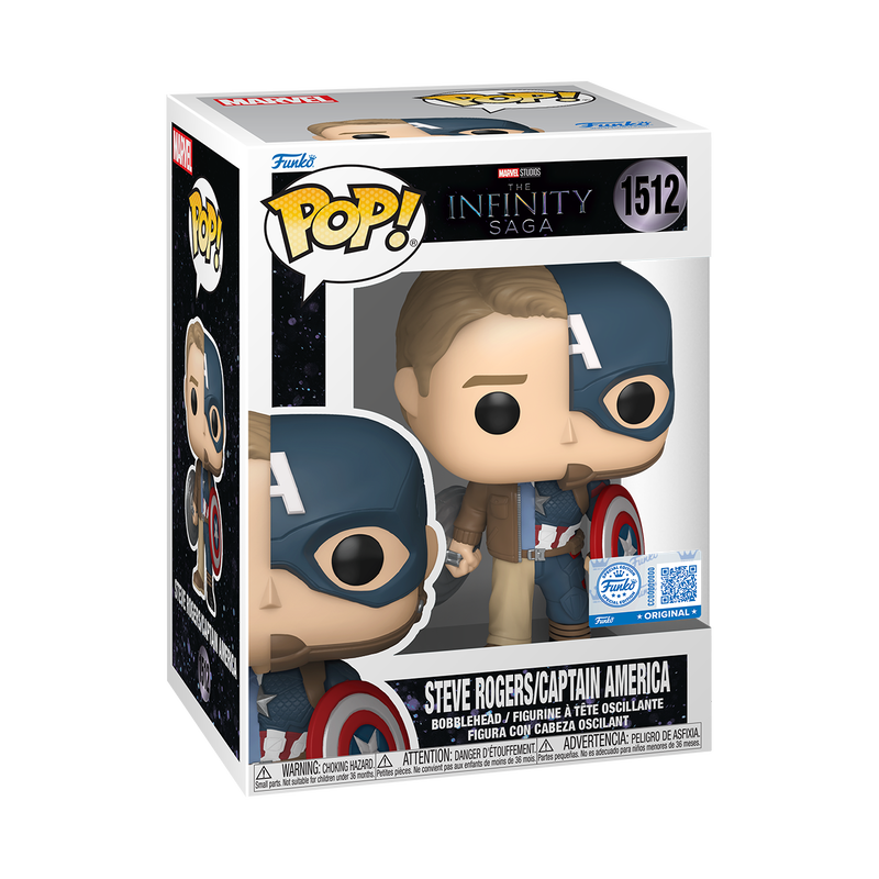 Pop! Steve Rogers/Captain America (The Infinity Saga) #1512 - vue officielle Funko