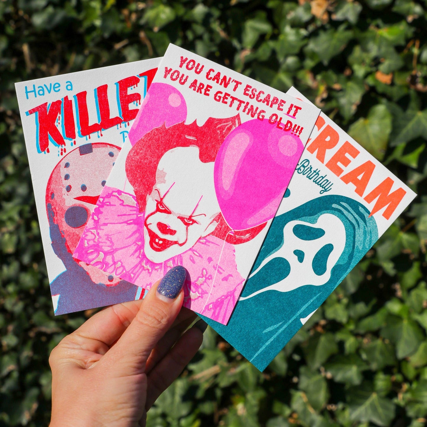 Pennywise Postcard: You Can't Escape IT (risoprint)