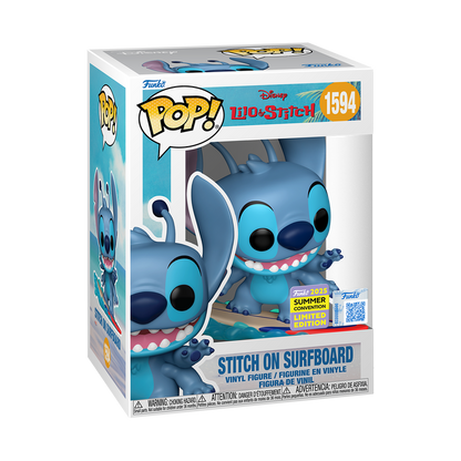 Pop! Stitch sur Planche de Surf