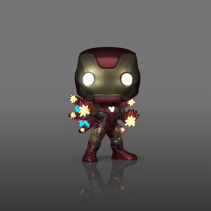 Pop! Plus Iron Man (Glow) #1555 - effet phosphorescent officiel Funko