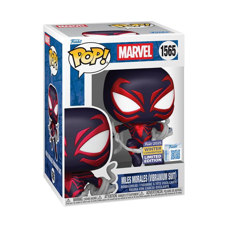 Funko Pop! Miles Morales (Vibranium Suit) #1565 - vue officielle 2