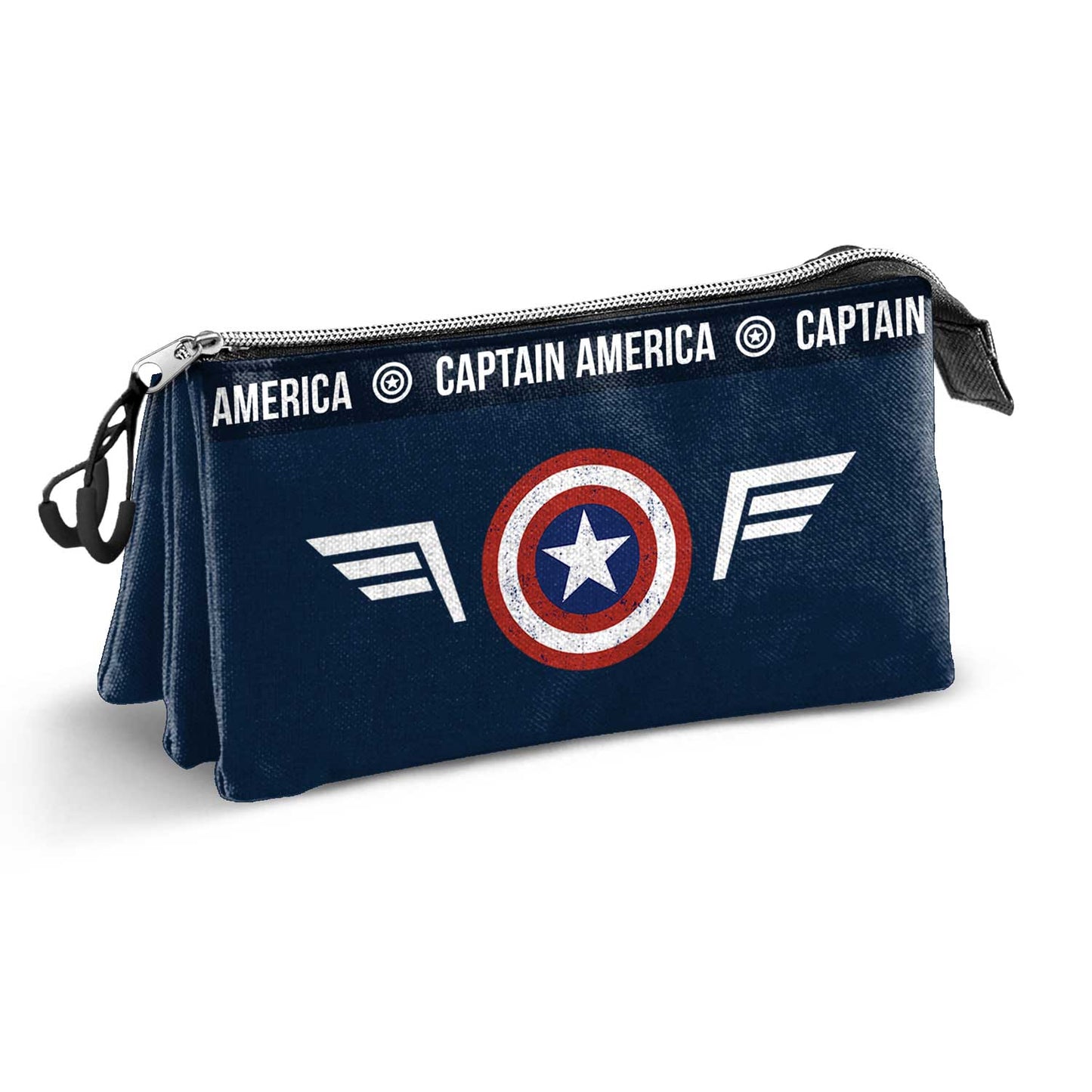 Marvel Captain America "Wings" Triple Pencil Case