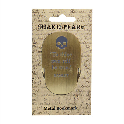 Marque-page en métal Shakespeare - Hamlet