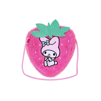 My Melody Plush Shoulder Bag - Strawberry