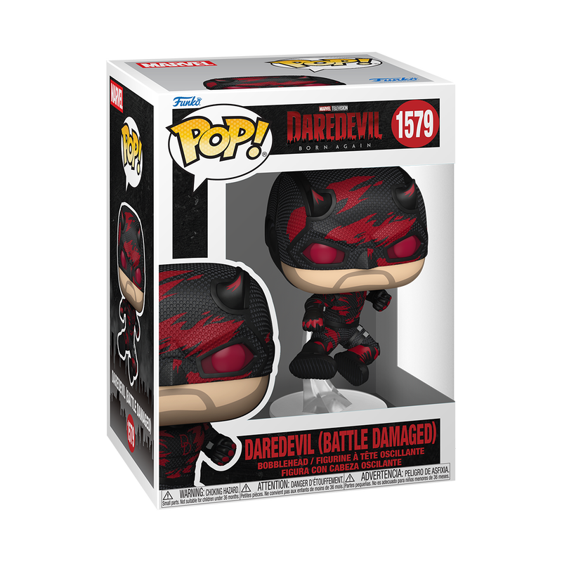 Funko Pop! Daredevil (Battle Damaged) (Born Again) #1579 - vue officielle 2