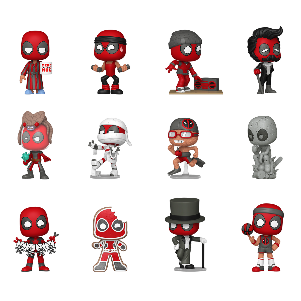 Funko Deadpool Classic Mystery Minis - vue officielle 2