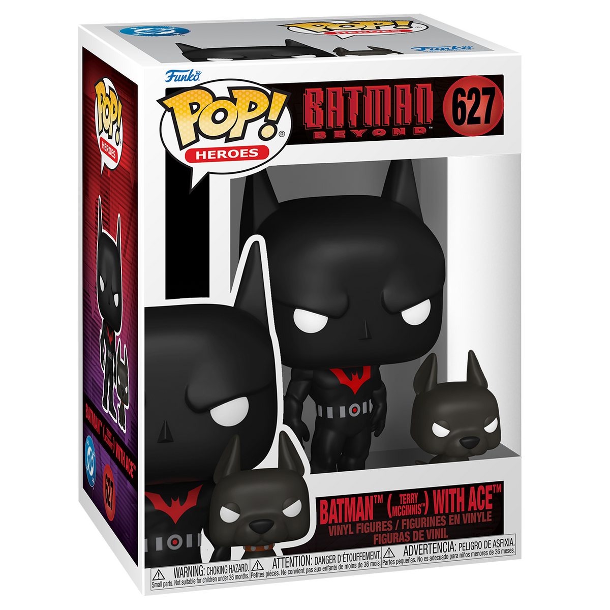Pop! & Buddy Batman (Terry McGinnis) with Ace - emballage officiel Funko