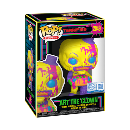Pop! Art the Clown avec Tête (Black Light) – boîte officielle #2049