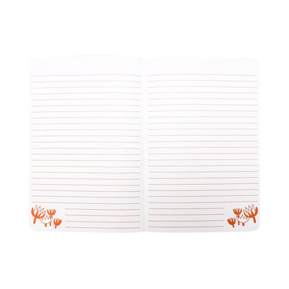Moomin Notebook - Picking Flowers yellow