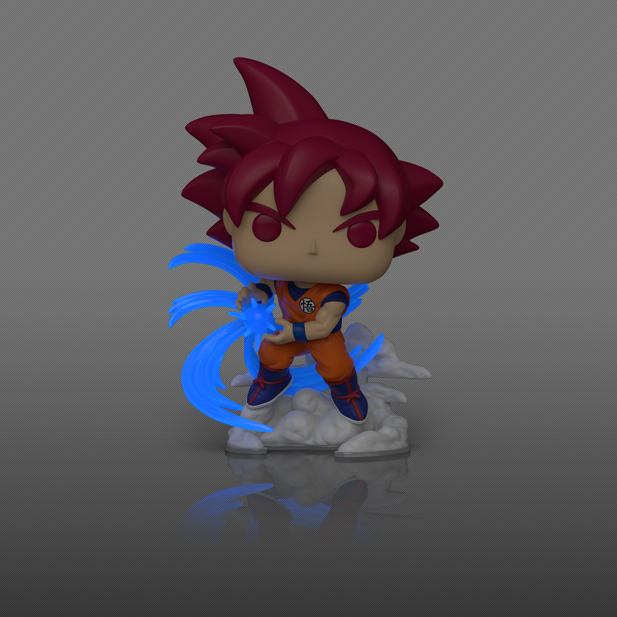 Pop! Super Saiyan God Goku (Kamehameha) – variante Chase phosphorescente