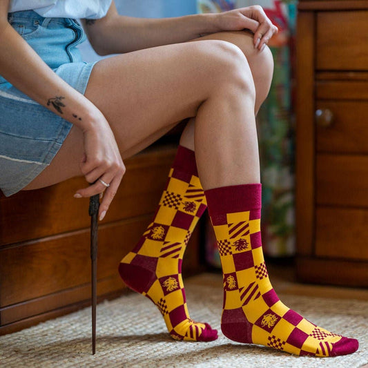 "Griffi" Schachbrettmuster-Socken