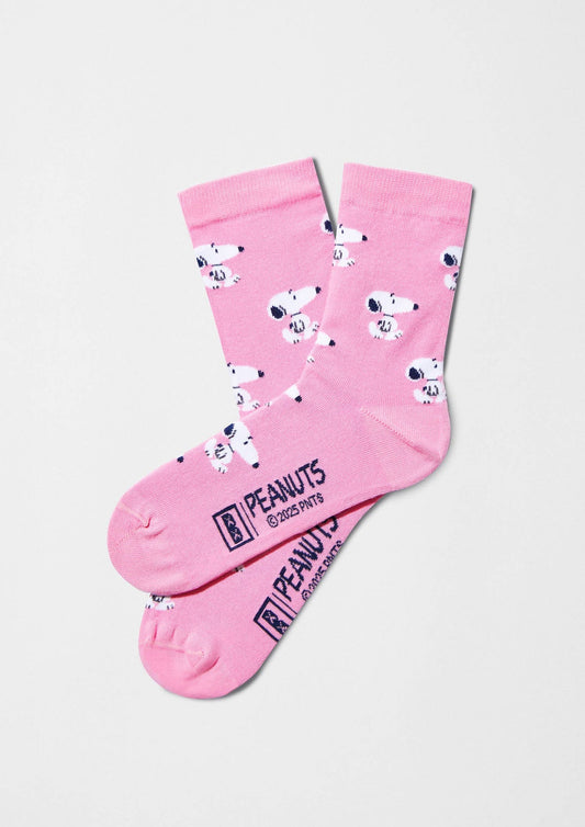 BeSnoopy Rose - Chaussettes en Coton 100 % Biologique