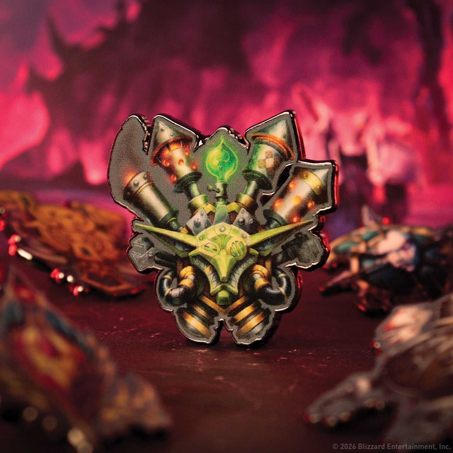 Display de 12 blind boxes World of Warcraft Horde - pin’s mystère - mise en situation 6