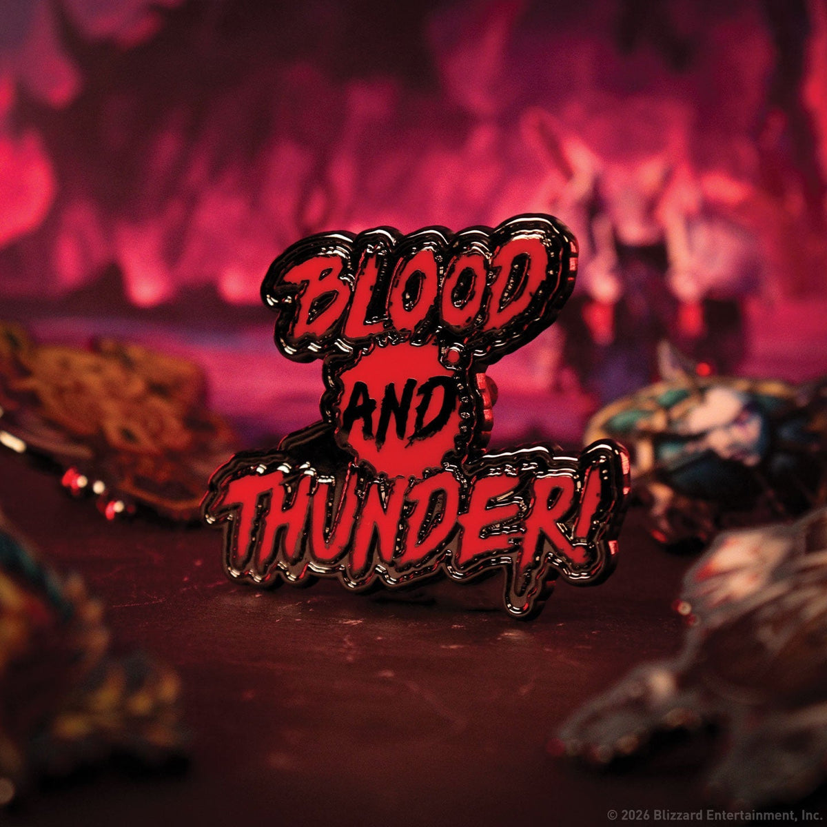 Display de 12 blind boxes World of Warcraft Horde - pin’s mystère - mise en situation 11
