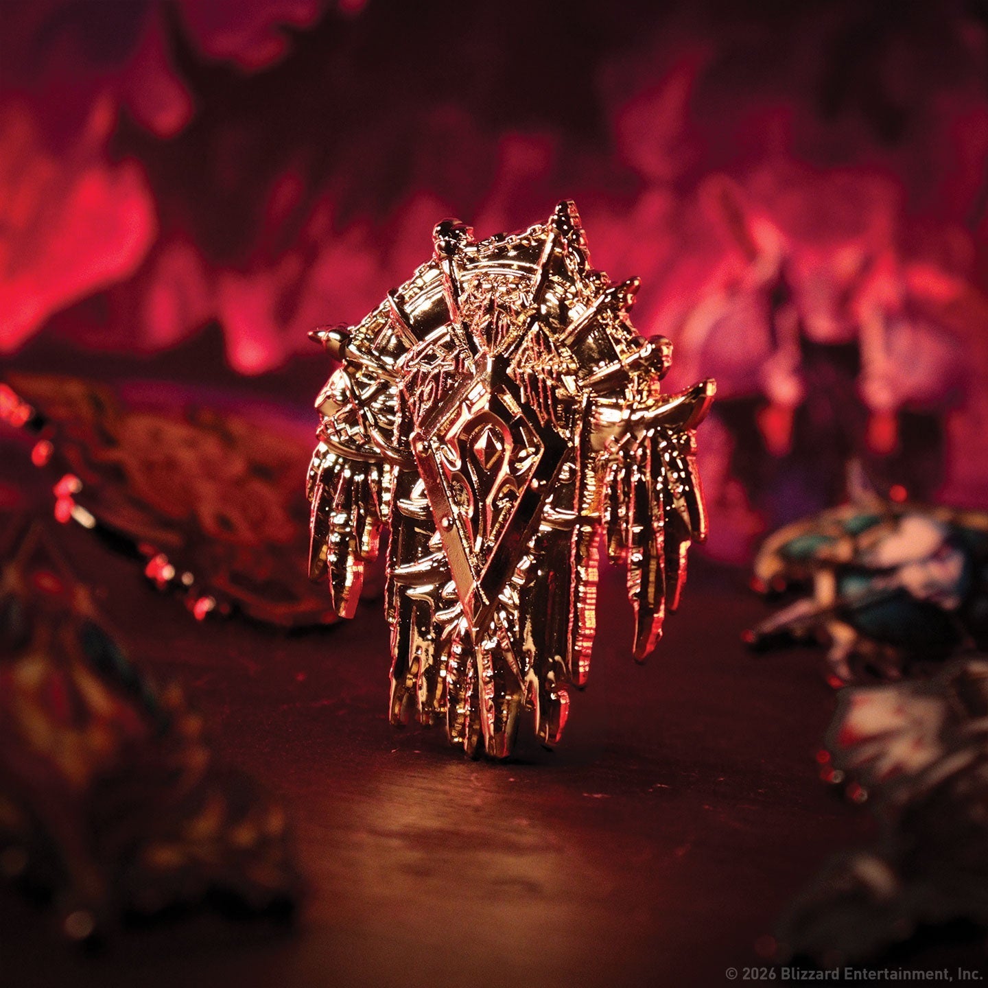 Display de 12 blind boxes World of Warcraft Horde - pin’s mystère - mise en situation 13