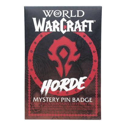Display de 12 blind boxes World of Warcraft Horde - pin’s mystère - blind box avant