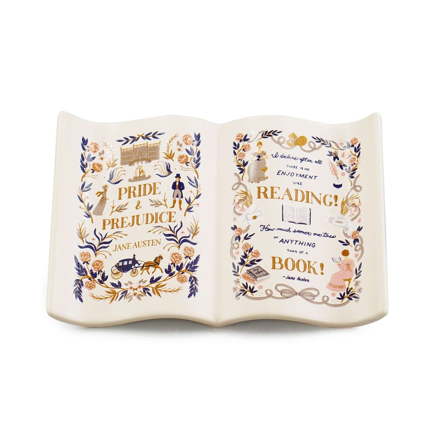 Livre de coupelle à bibelots Jane Austen - Orgueil et Préjugés