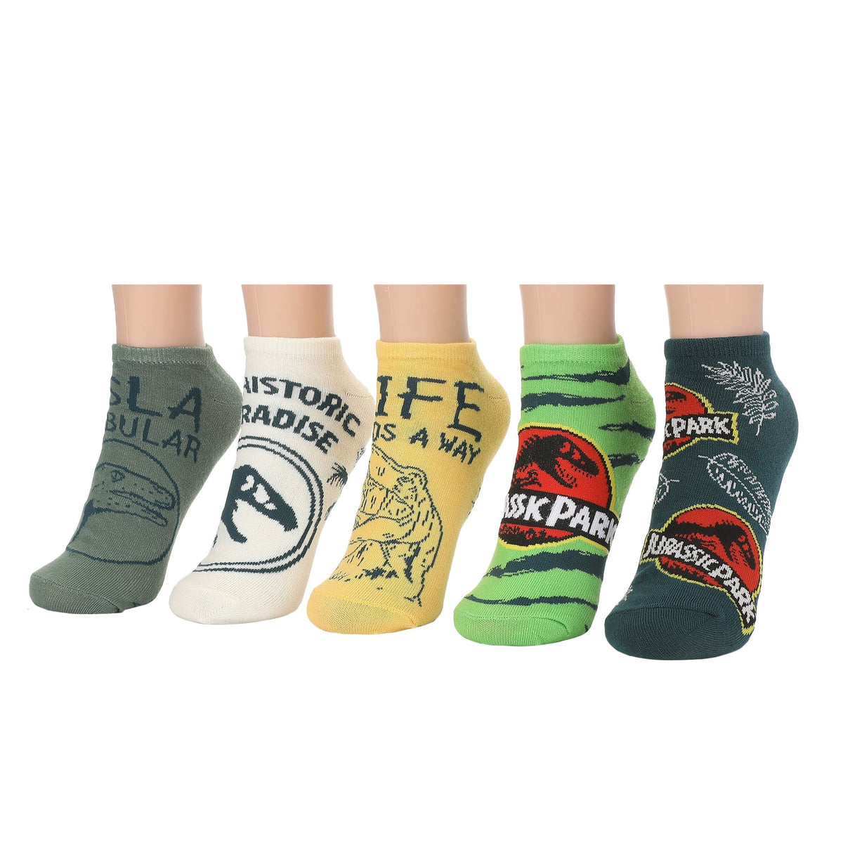 Chaussettes femme Jurassic Park - lot de 5 paires