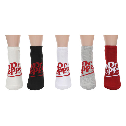 Chaussettes femme Dr Pepper avec logo - lot de 5 paires
