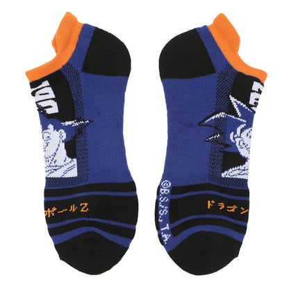 Chaussettes homme Dragon Ball - Z Goku personnage visuel & Kanji Symbols lot de 5 paires