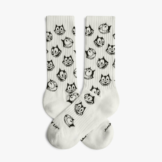 Chaussettes de Sport Felix le Chat - Blanc