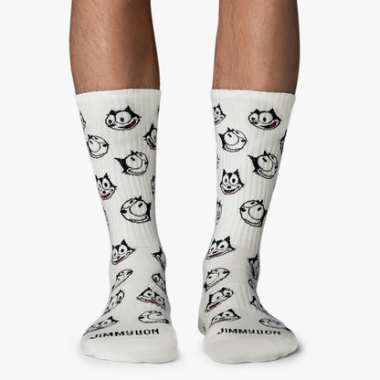 Chaussettes de Sport Felix le Chat - Blanc