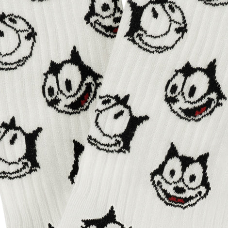 Chaussettes de Sport Felix le Chat - Blanc
