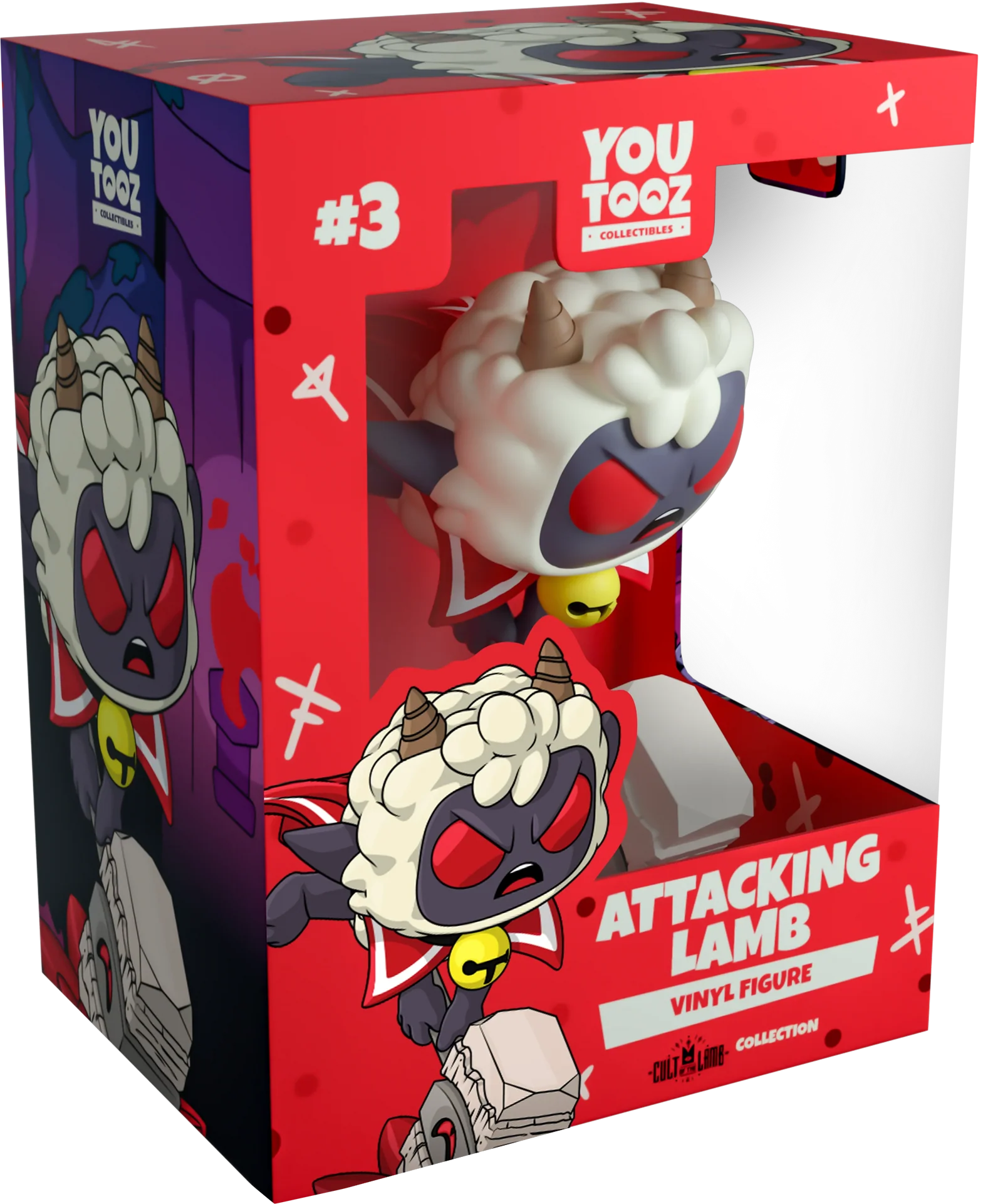 Cult of the Lamb Vinyl figurine Attacking Lamb Youtooz